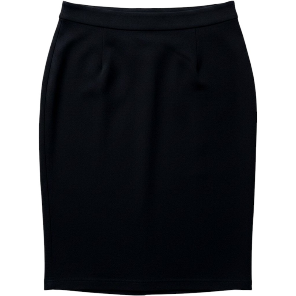 Grace Karin Black High Waisted Pencil Skirt XL Office Workwear Stretch Midi